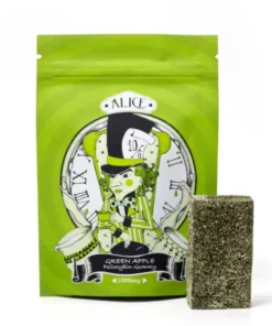 Alice – Green Apple Mushroom Gummies 1000mg