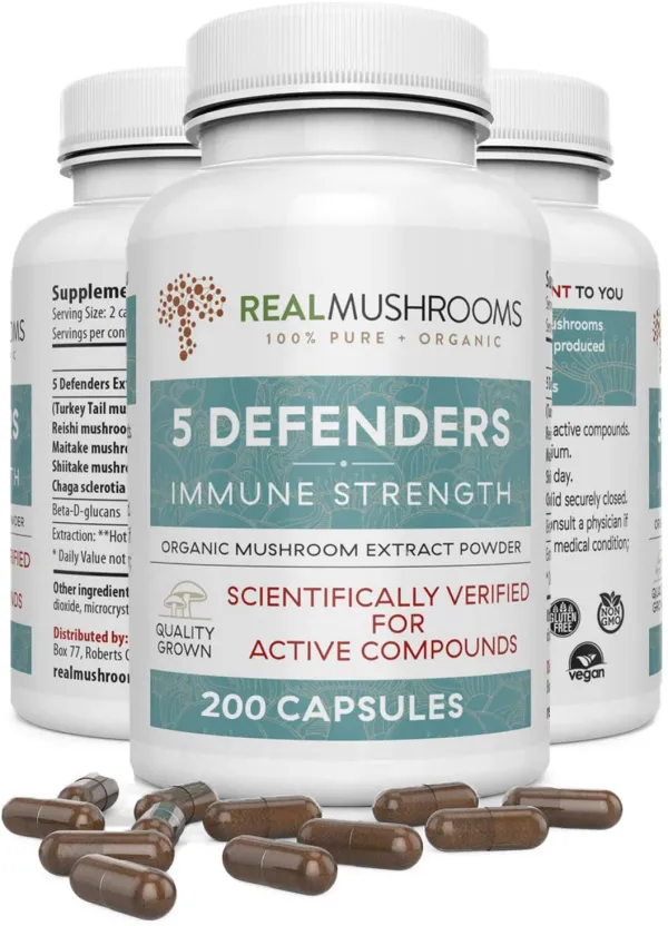 Buy-Real-Mushroom-5-Defenders-Capsules Real Mushroom 5 Defenders Capsules